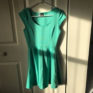 teal dress